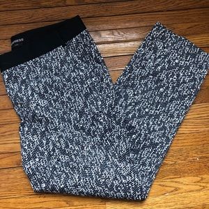 EXPRESS Herringbone Pattern Ankle Dress Pants